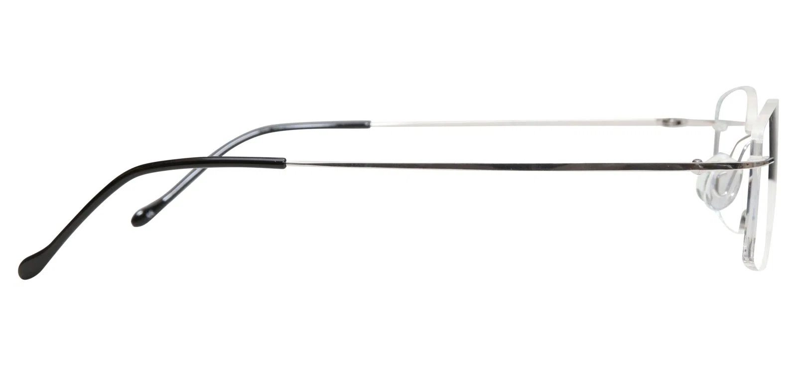 Blue Light Blocking Glasses Rectangle Rimless 201962 Eyeglasses Includes Blue Light Blocking Lenses - view 7